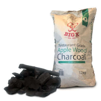 Houtskool Black Pitt Appel zak (12kg)
