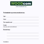 Woodcom cadeaubon binnenkant